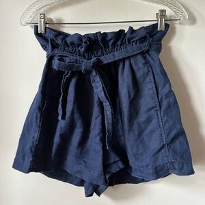 Wilfred Blue  Paperbag Shorts